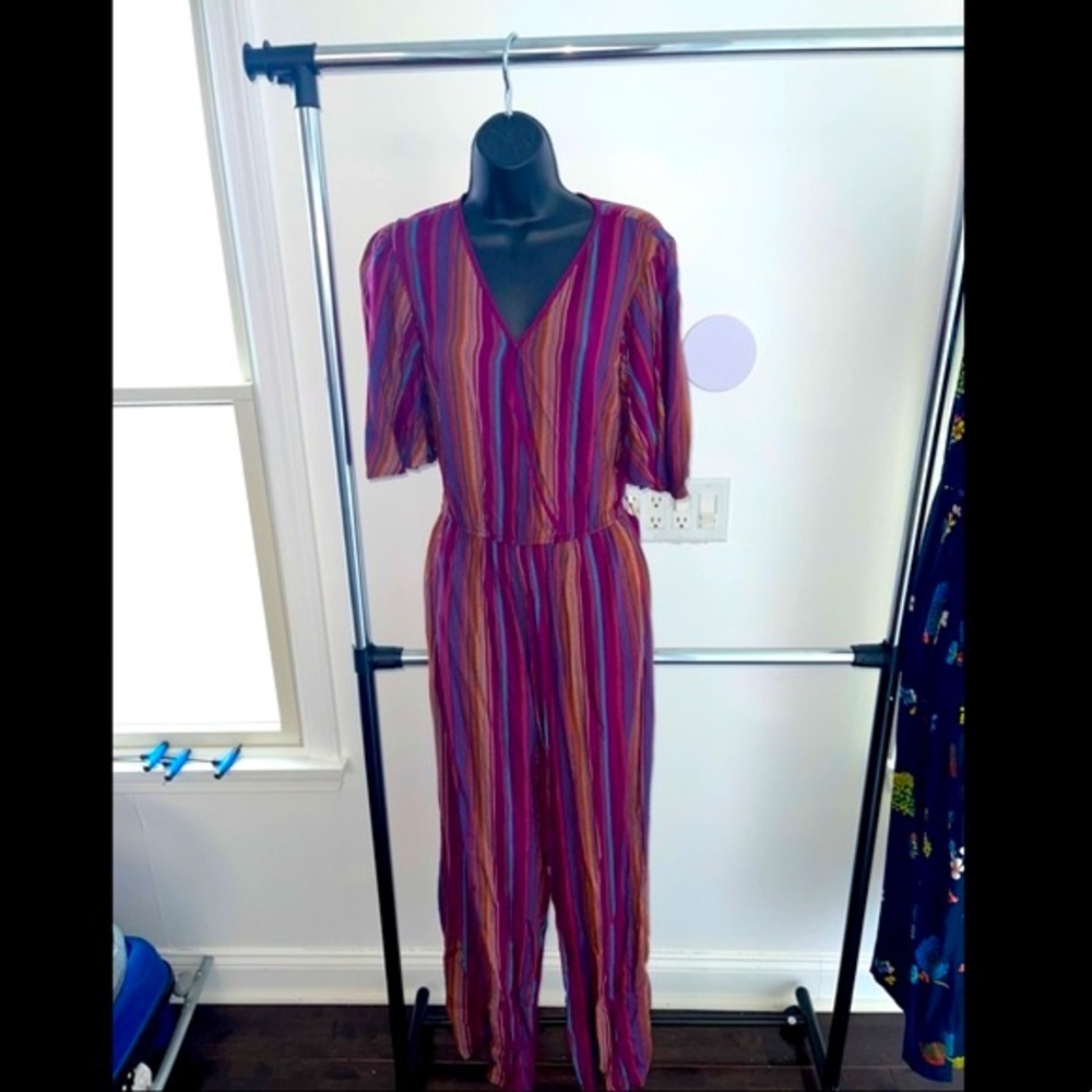 Maurices burgundy jumpsuit suit